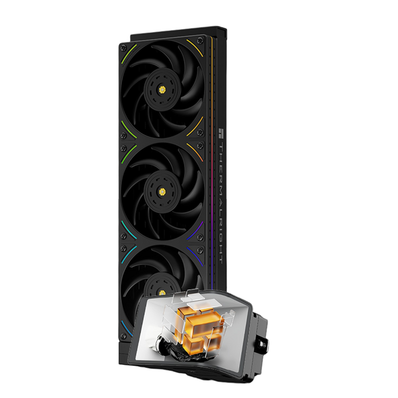 Thermalright Wonder Vision 360 UB ARGB LCD AIO Liquid CPU Cooler - Black / White