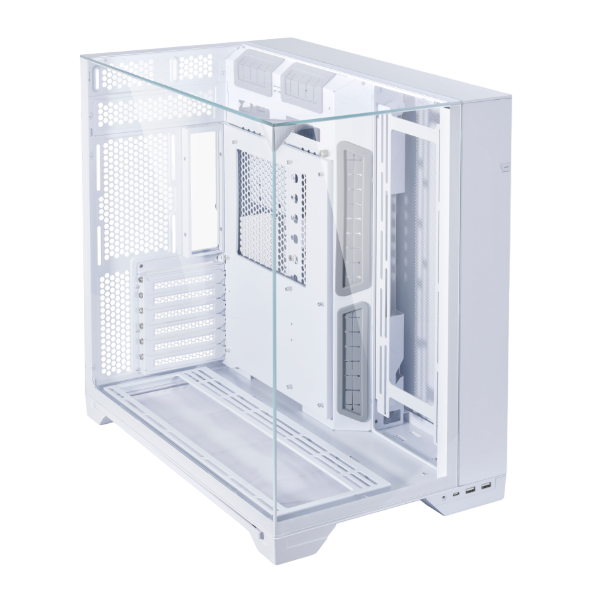 Lian Li O11 Vision Compact BLACK/WHITE Tempered Glass ATX PC Case