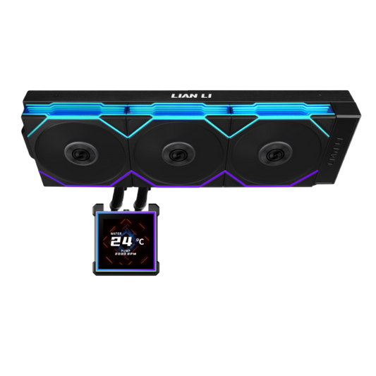 Lian Li HydroShift II LCD-S 360 CL Black RGB AIO LIQUID COOLER with UNI Fan - 4718466021380