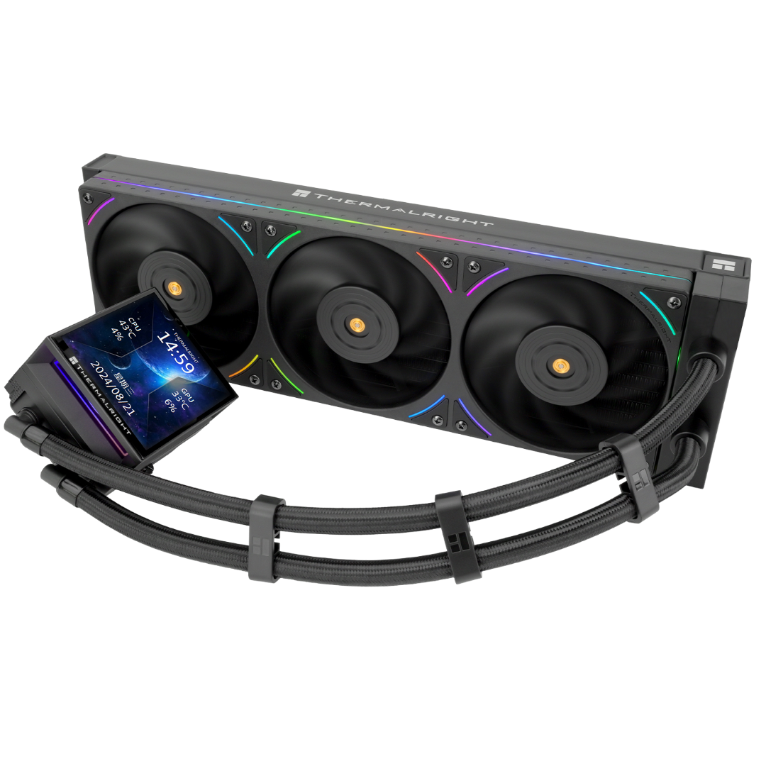Thermalright Hyper Vision 360 UB ARGB Black Water AIO Liquid CPU Cooler - 814256018814
