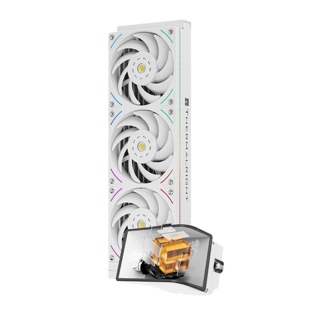Thermalright Wonder Vision 360 UB ARGB LCD AIO Liquid CPU Cooler - Black / White