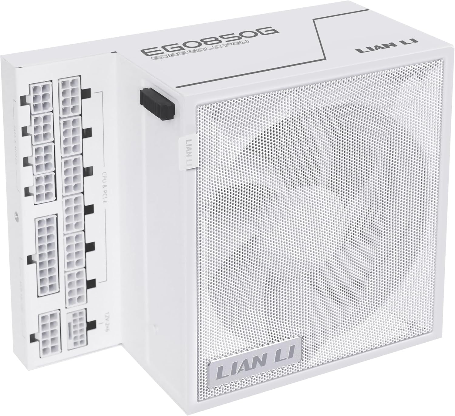 LIAN LI EDGE850-850W WHITE ATX3.1 PCIe5.1 80+ PLATINUM MODULAR PSU(10YRS) - 4718466015051