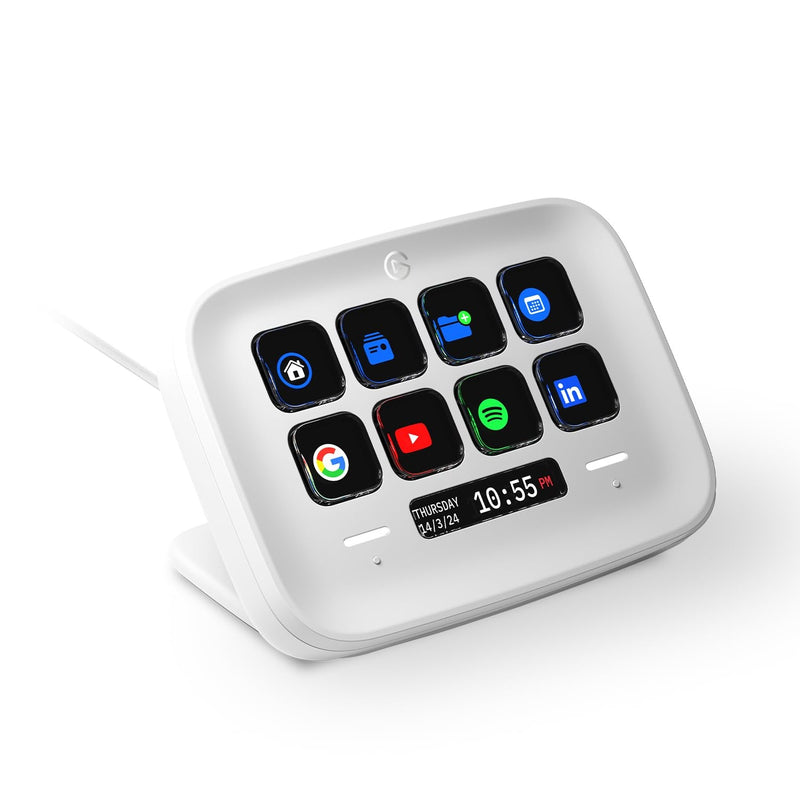 Elgato Stream Deck Neo CS-10GBJ9901 Compact Macro Pad with LCD Touch Strip - 840006673446