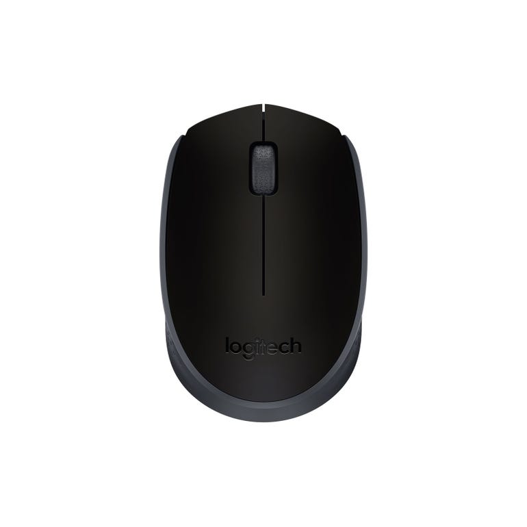 LOGITECH M170 WIRELESS MOUSE - BLACK (910-004658) - 097855119254