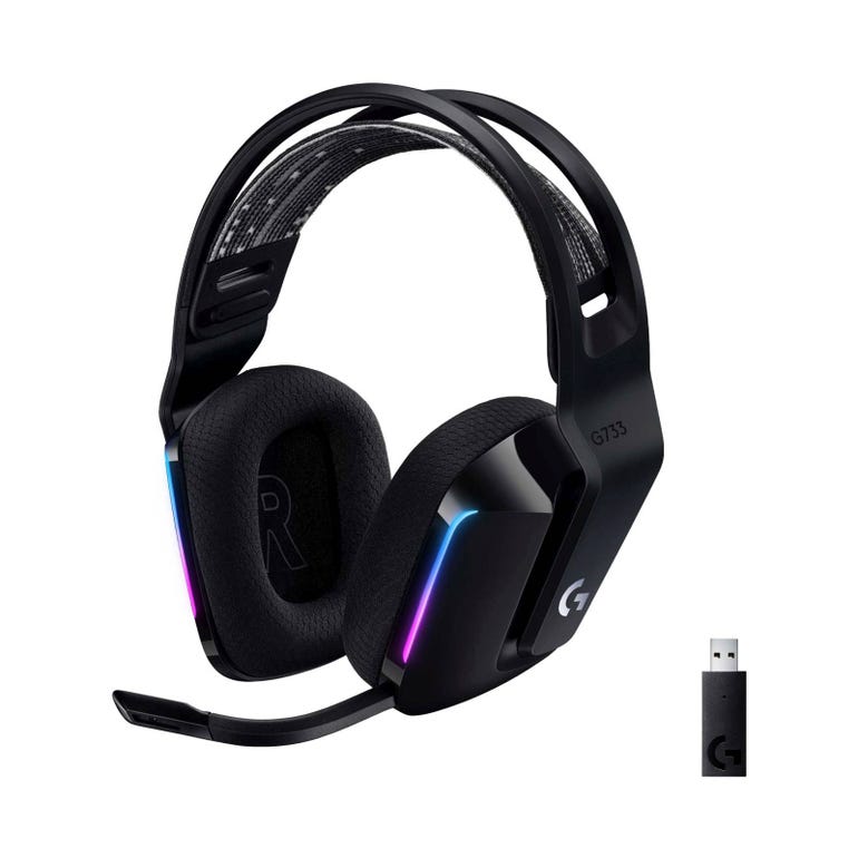 LOGITECH G733 WIRELESS RGB GAMING HS BLACK (2Y) - 097855155603