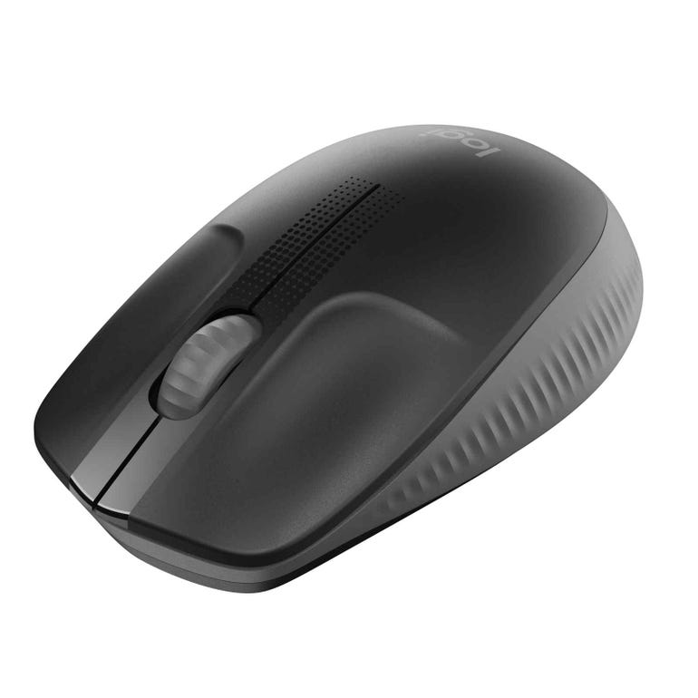 LOGITECH M190 FULL-SIZE WIRELESS MOUSE CHARCOAL,RED - 097855159984,097855160003
