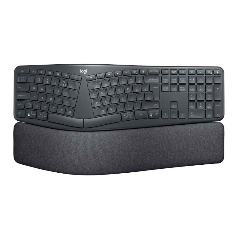 LOGITECH ERGO K860 WIRELESS ERGONOMIC SPLIT DESIGN KEYBOARD - 097855165695