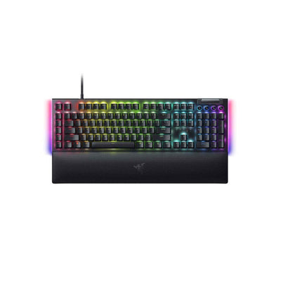 RAZER BLACKWIDOW V4 MECHANICAL GAMING KEYBOARD (GREEN SWITCH) - 8887910072356