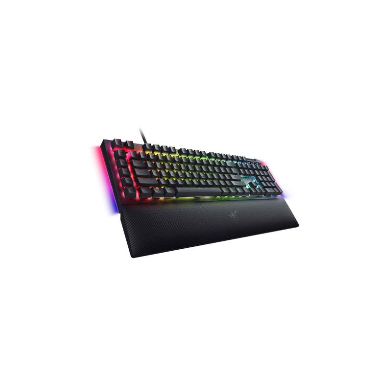RAZER BLACKWIDOW V4 MECHANICAL GAMING KEYBOARD (GREEN SWITCH) - 8887910072356