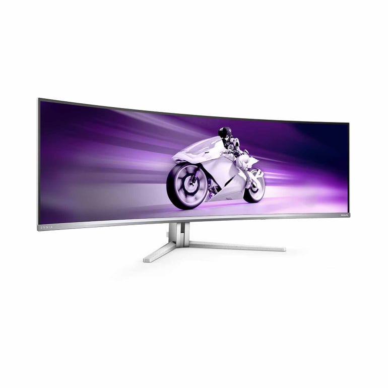 PHILIPS Evnia 49M2C8900 49 Inch SuperWide Dual QHD QD OLED Curved Gaming Monitor - PHI49M2C8900