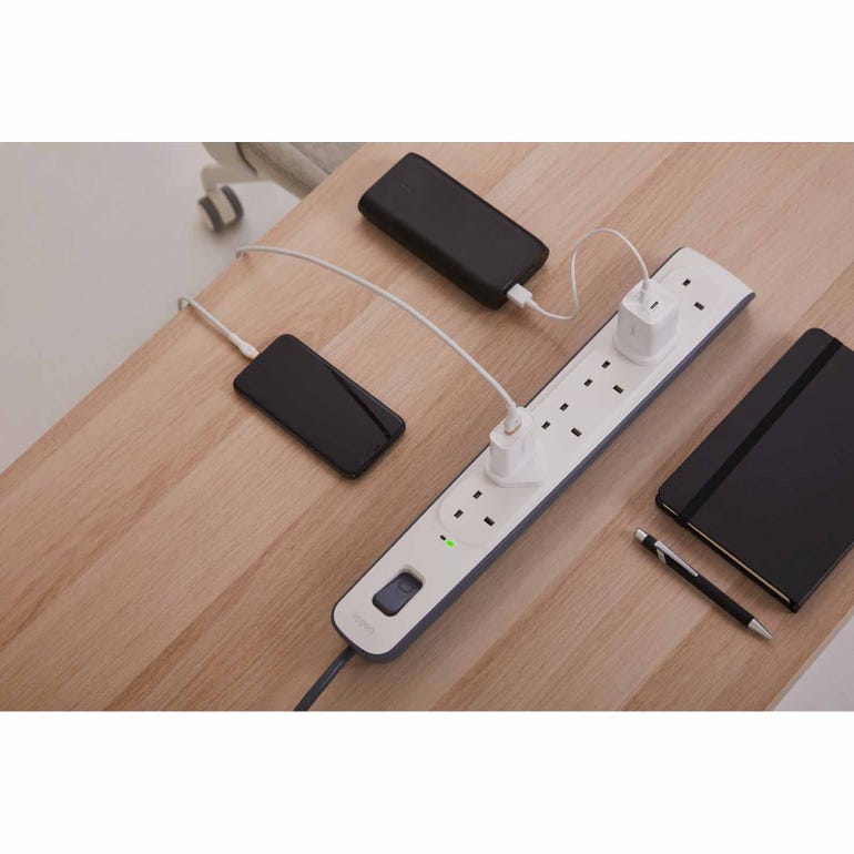 BELKIN BSV603AF2M-MY 6 OUTLET 2M SURGE PROTECTION STRIP - 745883906208
