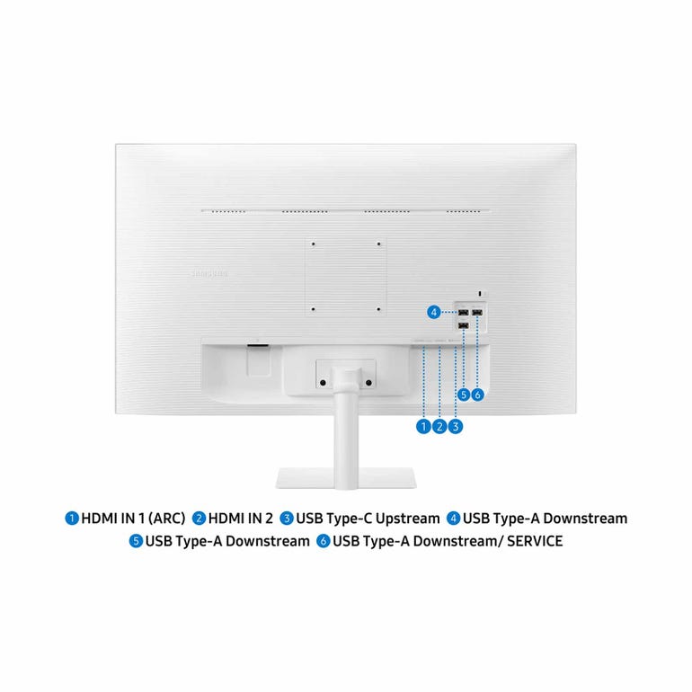SAMSUNG LS32FM701UEXXS 32IN 4K M7 FLAT SMART MONITOR WHITE - LS32FM701UEXXS