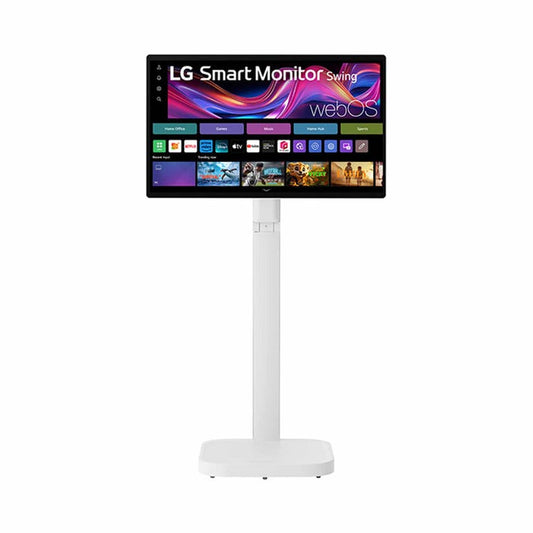 LG 32U889SA 31.5" 4K UHD  5ms  IPS Smart Monitor Swing with Touchscreen and Rolling Stand - LG32U889SA-W