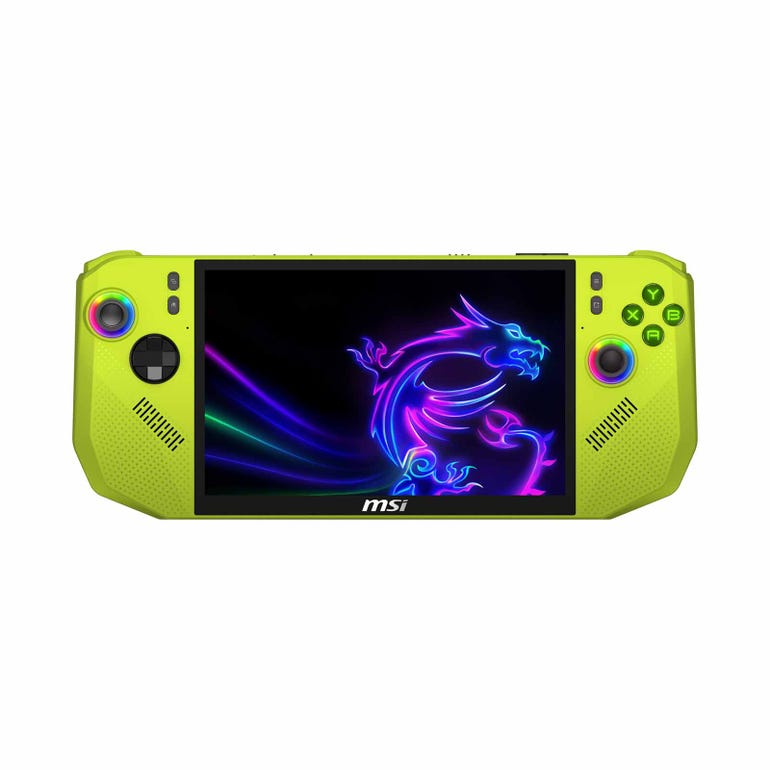 MSI CLAW A8 BZ2EM-017SG 8IN 16:10 FHD+ RYZEN Z2 EXTREME 24GB 1TB SSD WIN 11 AMD RADEON GRAPHICS NEON GREEN - 9S7-1T8K13-017