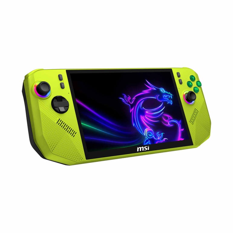 MSI CLAW A8 BZ2EM-017SG 8IN 16:10 FHD+ RYZEN Z2 EXTREME 24GB 1TB SSD WIN 11 AMD RADEON GRAPHICS NEON GREEN - 9S7-1T8K13-017