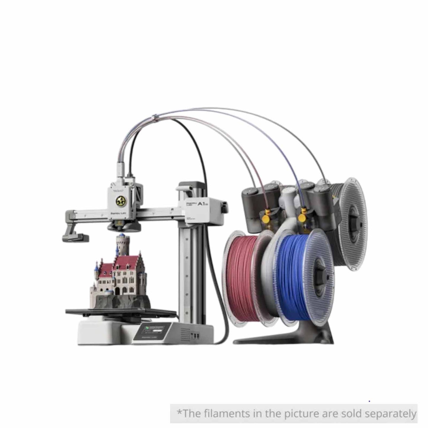 BAMBU LAB BAM-PF002-M+SA005-UK A1 MINI 3D PRINTER + AMS LITE - 6975337034179