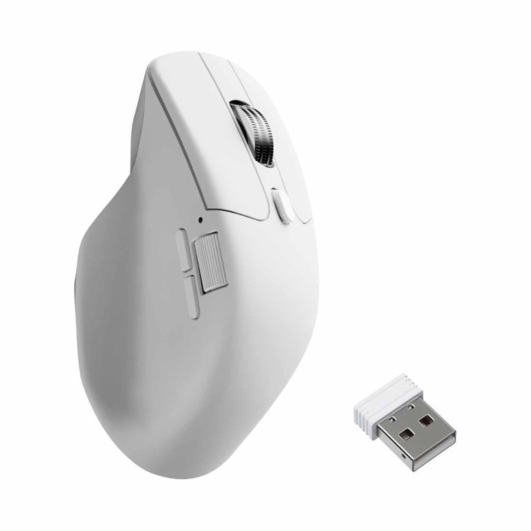 KEYCHRON KYCN-M6S-A24 M6S 8K 2.4 GHZ WIRELESS MOUSE - WHITE - 4894979048288