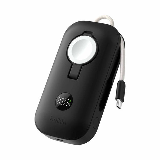 BELKIN BPD012FQBK 10K POWER BANK W/CBL & WATCH CHARGER BLACK - 745883926275
