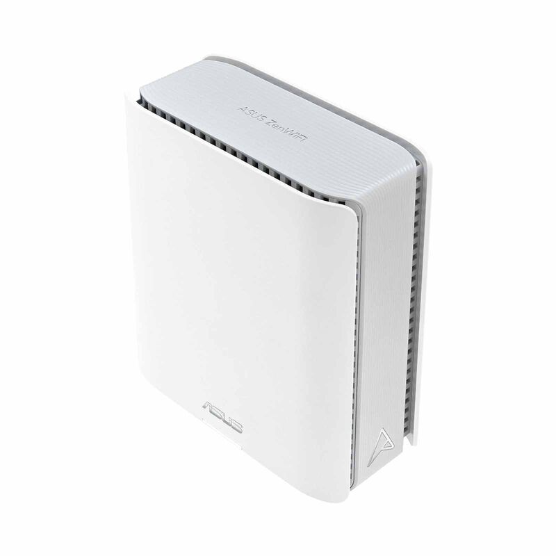 ASUS ZenWiFi BT8 1-pack Tri-band WiFi 7 Mesh, 14 Gbps, Dual 2.5G Ports WiFi 7 (802.11be) Smart AiMesh Extendable Router - BT8(W-1-PK)
