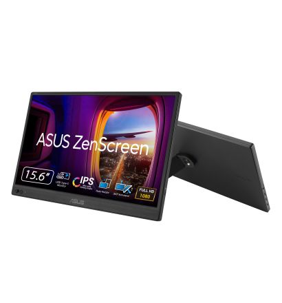 ASUS ZenScreen MB169CK Portable USB Monitor- 16 inch (15.6 inch viewable), Full HD, IPS, dual USB Type-C - ASUSMB169CK