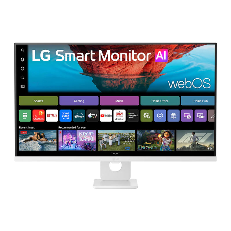 LG Smart Monitor AI 32U721SB-W 31.5" UHD VA with webOS - LG32U721SB-W