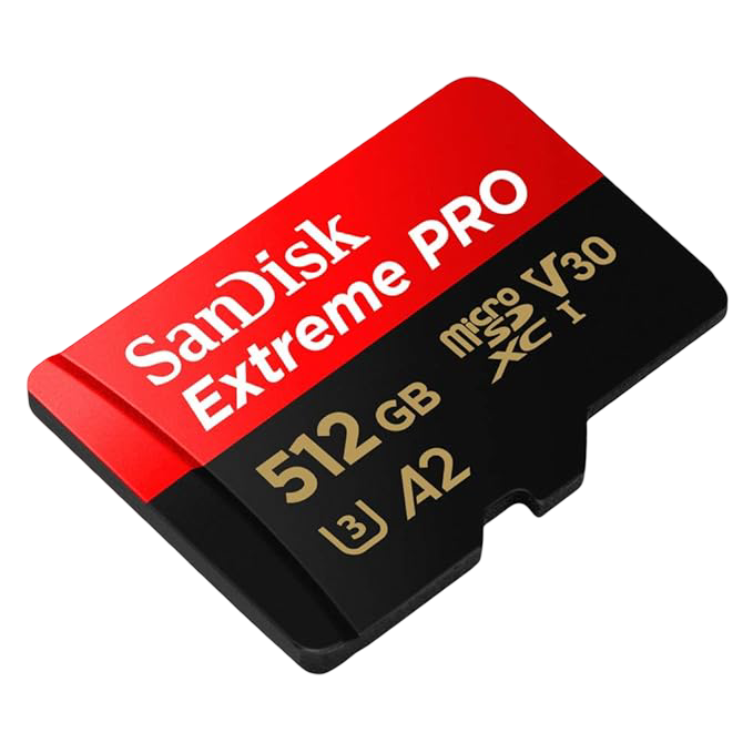 SanDisk Extreme Pro microSD Card SQXCD 512GB - 619659188566