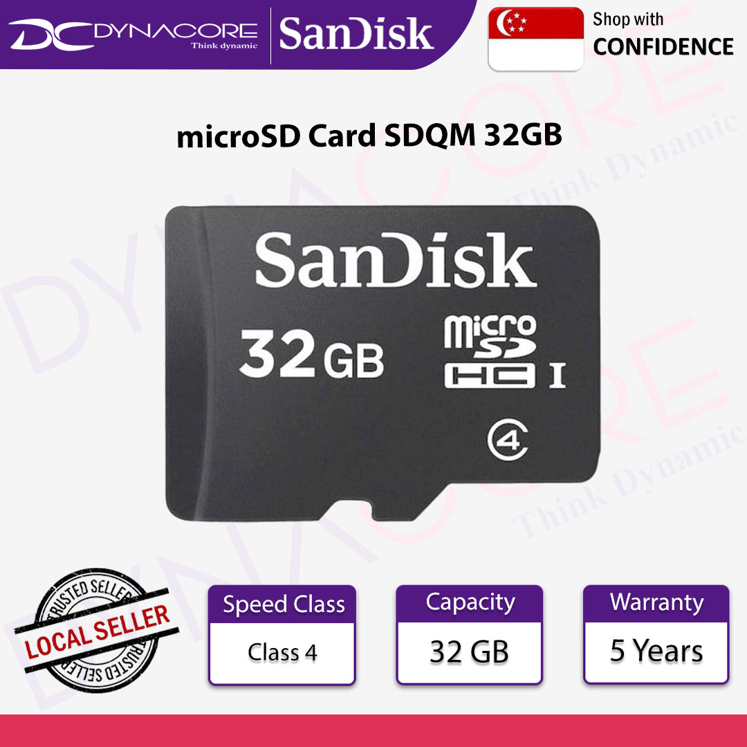 SanDisk microSD Card SDQM 32GB - 619659061647