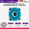 Corsair LL120 RGB 120mm Dual Light Loop White RGB LED PWM Fan Single Pack - 840006605577