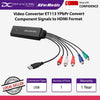Avermedia Video Converter ET113 YPbPr Convert Component Signals to HDMI Format  - 4710710677282