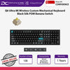 Keychron Q6 Ultra 8K Wireless Custom Mechanical Keyboard Black Silk POM Banana Switch - 4894979048622