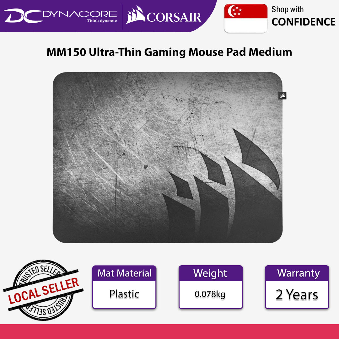 Corsair MM150 Ultra-Thin Gaming Mouse Pad Medium - 840006622710
