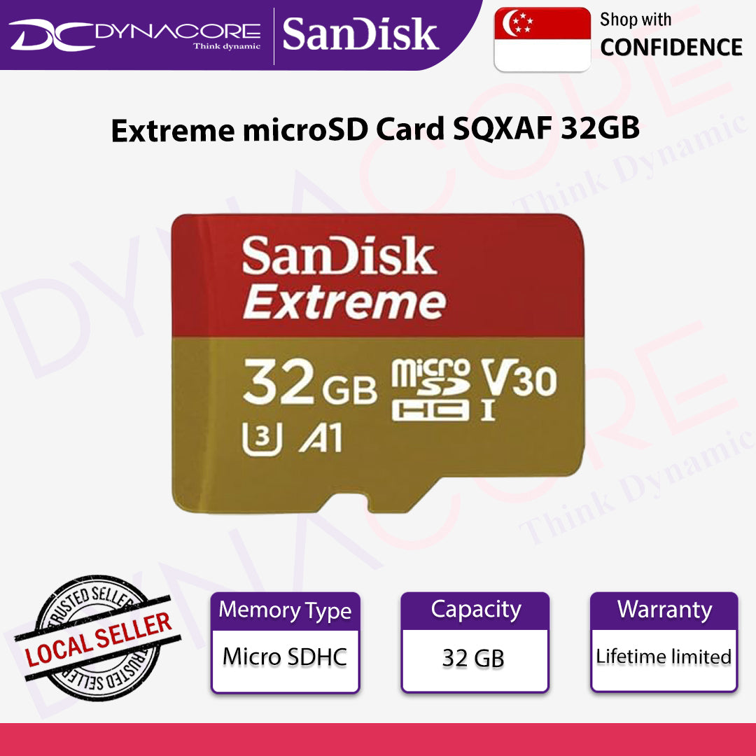 ExtreSanDisk me microSD Card SQXAF 32GB - 619659177416