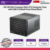 SilverStone SG13B Ultra Compact Mini-ITX Computer Case with USB 3.0 Mesh Front Panel Black - SST-SG13B