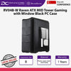 SilverStone RV04B-W Raven ATX MID Tower Gaming with Window Black PC Case - SST-RV04B-W
