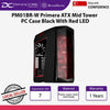 SilverStone PM01BR-W Primera ATX Mid Tower PC Case Black With Red LED - SST-PM01BR-W