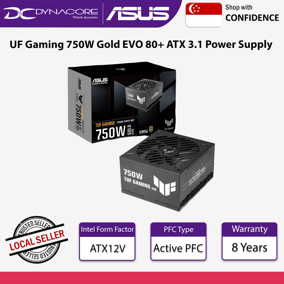 Asus TUF Gaming 750W Gold EVO 80+ ATX 3.1 Power Supply TUF-GAMING-750G-EVO - 4711636287876