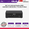 ASUS NUC 16 C3-304 Intel Graphics DDR5 16GB RAM 512GB SSD Win 11 Pro Mini PC Black - 199291628298