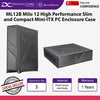 SilverStone ML12B Milo 12 High Performance Slim and Compact Mini-ITX PC Enclosure Case - SST-ML12B