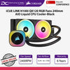 Corsair iCUE LINK H100i QX120 RGB Fans 240mm Radiator RGB AIO Liquid CPU Cooler - Black - 840006665816
