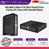 SilverStone ML08B-H Mini-ITX Slim Small Form Factor PC Case with Handle Black - SST-ML08B-H
