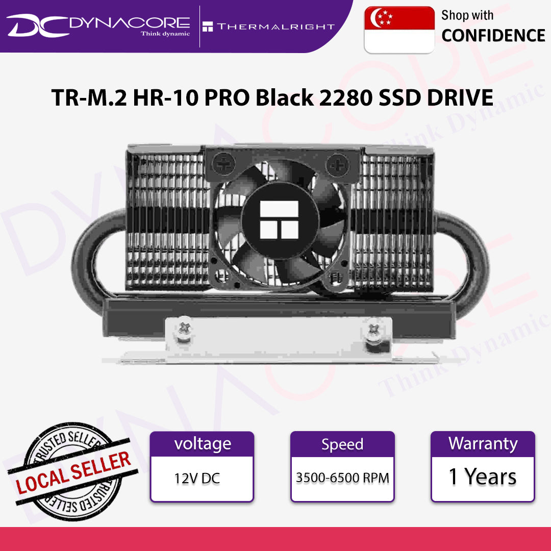 Thermalright HR-10 2280 PRO Black Heatsink for M.2 SSD - 814256015806
