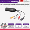 Avermedia ET111 Composite to HDMI Converter Cable Adapter - 4710710677275