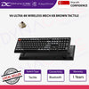 Keychron V6 Ultra 8K Full Size Wireless Mechanical Keyboard Hot-Swappable Brown Switch - 4894979027139