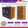 DarkFlash WD200 M-ATX PC Case Mini Tower MATX Case with Wood Type C Port Black - WD200 BLACK (TYPE C)