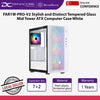 SilverStone FAR1W-PRO-V2 Stylish and Distinct Tempered Glass Mid Tower ATX Computer Case White - SST-FAR1W-PRO-V2