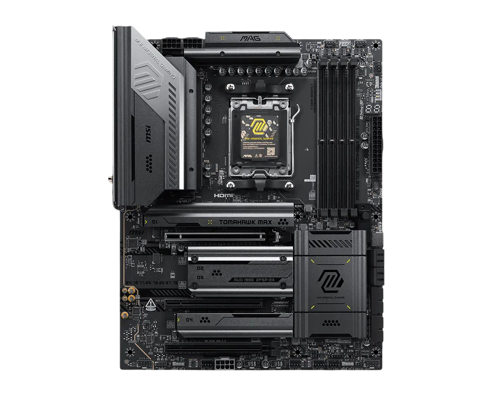 MSI MAG X870E TOMAHAWK MAX WiFi AM5 DDR5 PCIe 5.0 ATX Motherboard - 4711377409063