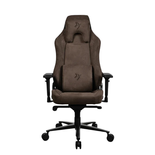 Arozzi Vernazza Supersoft Fabric Gaming Chair - Brown - VERNAZZA-SPSF-BWN