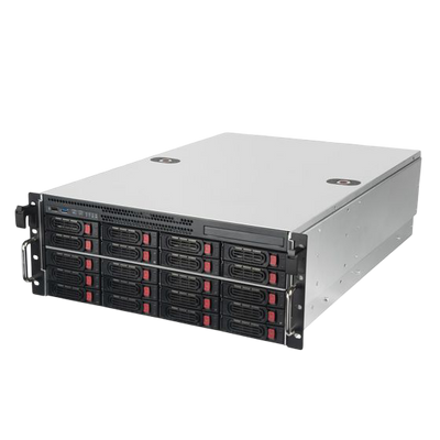SilverStone RM43-320-RS 4U 20-Bay 2.5" 3.5" HDD SSD Rackmount Storage Server Chassis with Mini-SAS HD - SST-RM43-320-RS