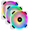 Corsair LL120 RGB 120mm Dual Light Loop White RGB LED PWM Fan Triple Pack - 840006605584