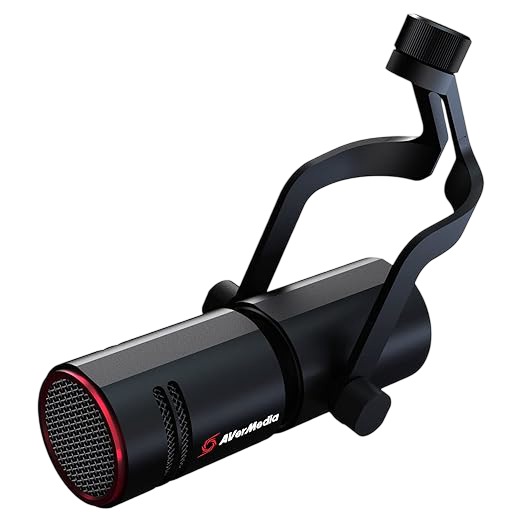 Avermedia AM330 Live Streamer MIC 330 Creators Cardioid Dynamic XLR Microphone for Live Streaming and Podcasting - 4710710674090